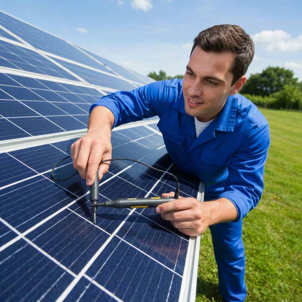 Solar panel inspection